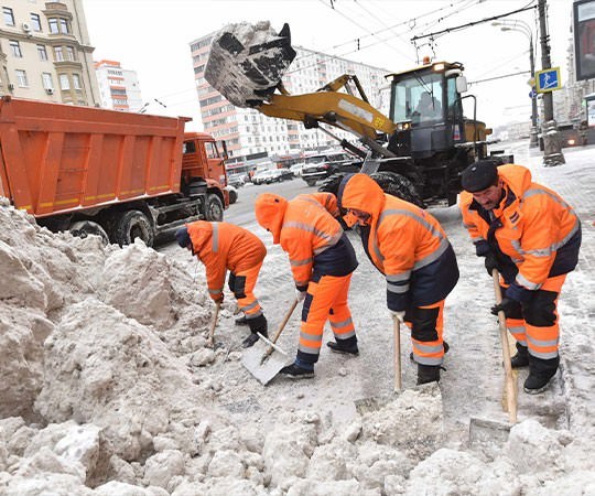 Уборка снега в Елабуге и  Республике Татарстан